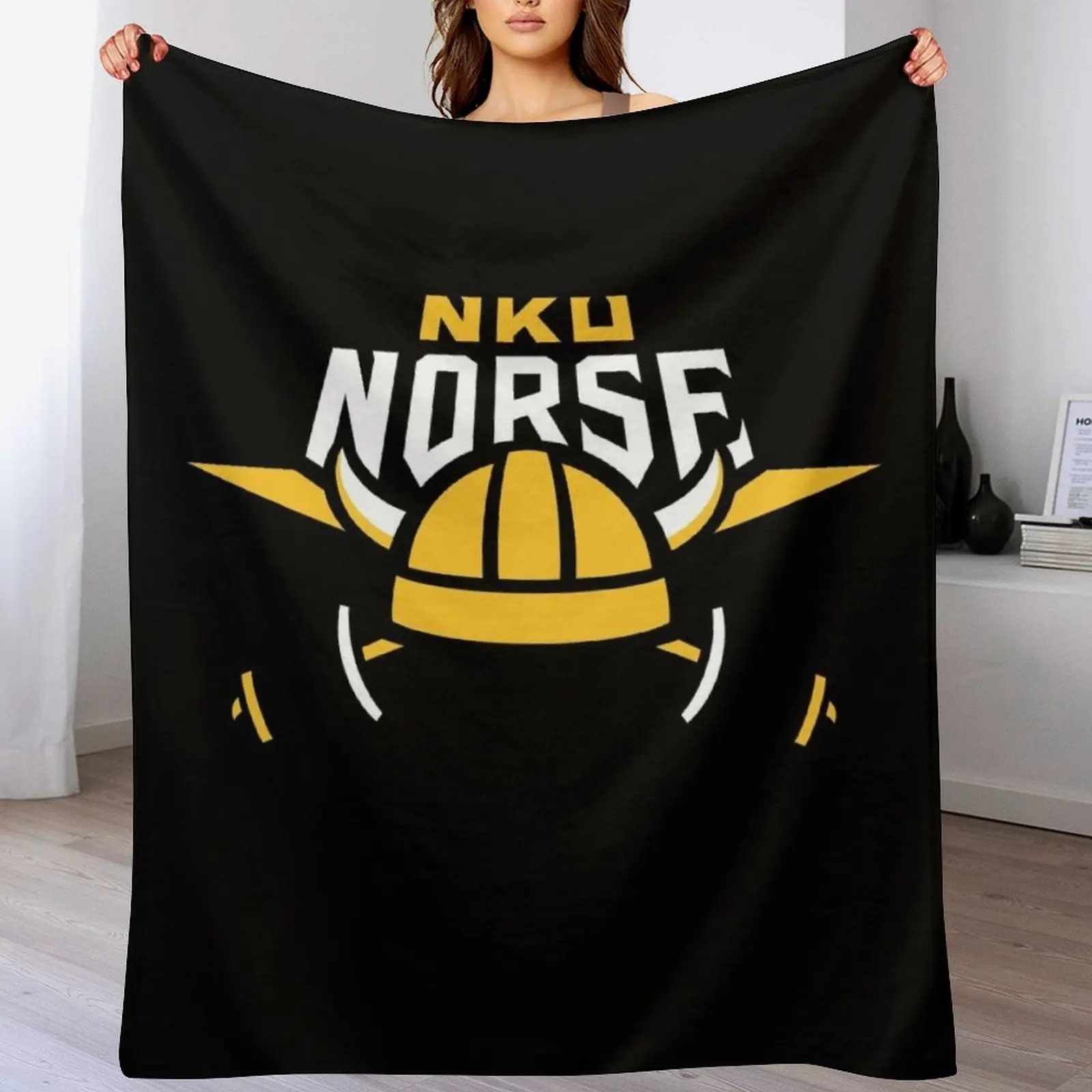 Northern Kentucky Norse Throw Blanket Hairy decorative Blankets