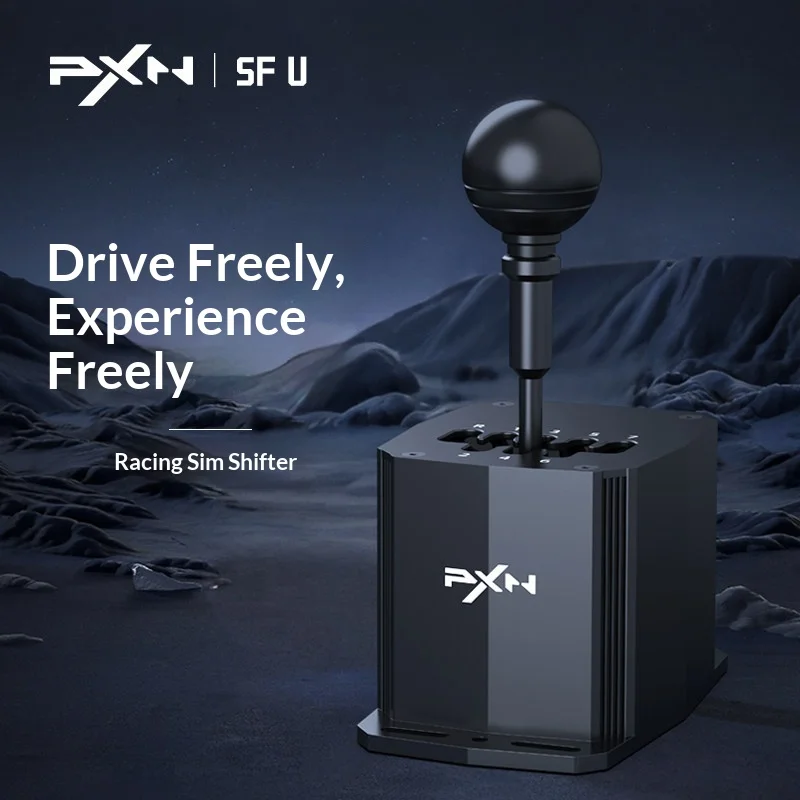 PXN SF U Gear Shift Manual Transmission 7+1 Racing Simulator Compatible with VD4/6/10/V99/V10Pro for PC