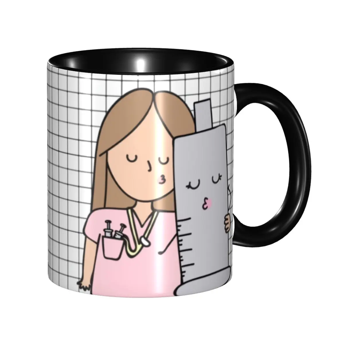

DIY Enfermera En Apuros Doctor Nurse Medicine Ceramic Mugs Personalized Coffee Cup Creative Present