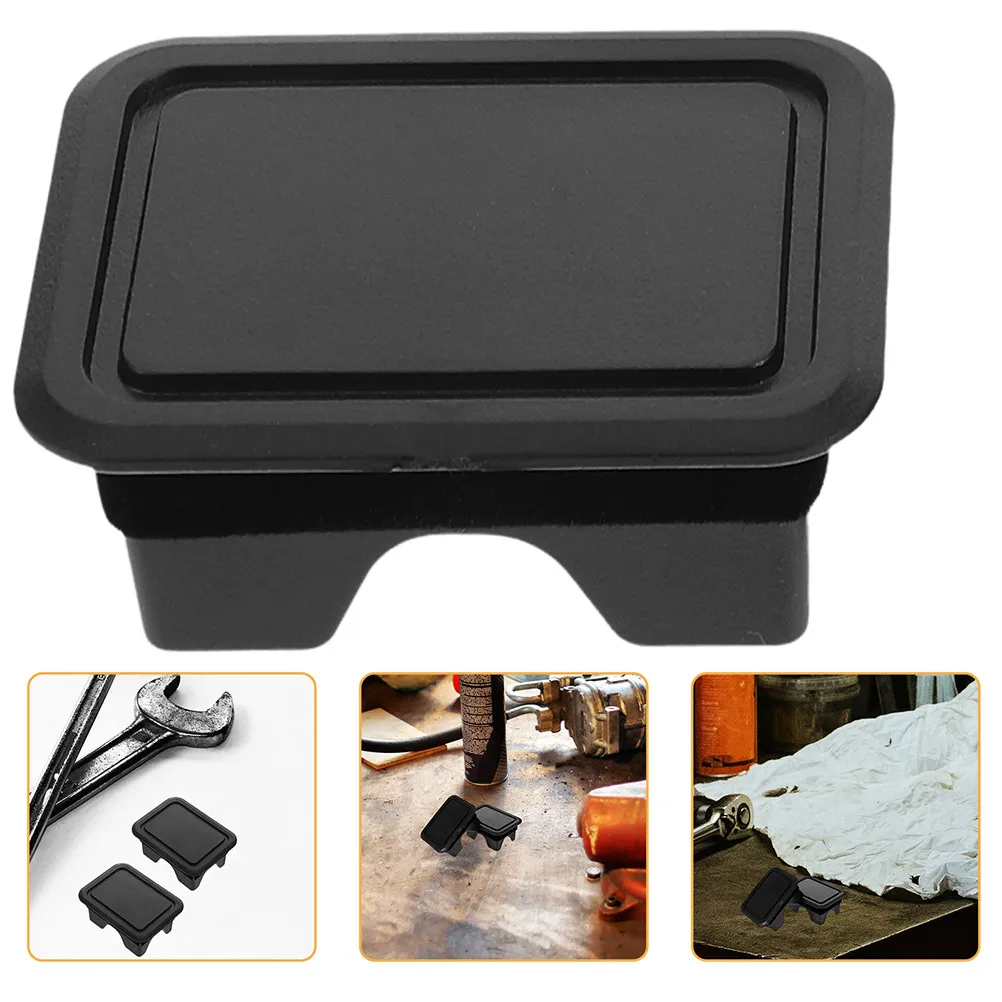 

4Pcs Truck Bed Rail Stake Pocket Covers Heavy Duty Protection Clean Look Quick Install No Tools Needed Compatible RAM 1500 2500