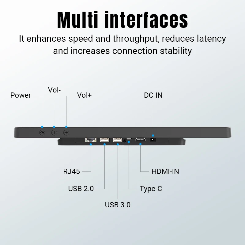 منتج جديد لعام 2024 WF2485T RK3588 تابلت ذكي بإطار ضيق للغاية مقاس 24 بوصة إصدار أندرويد 13 مع واي فاي إيثرنت