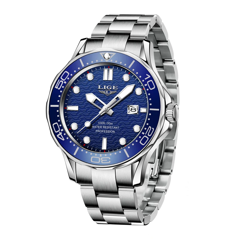 Men's Luxury Waterproof Luminous Date Quartz Watch