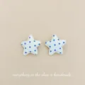  blue polka