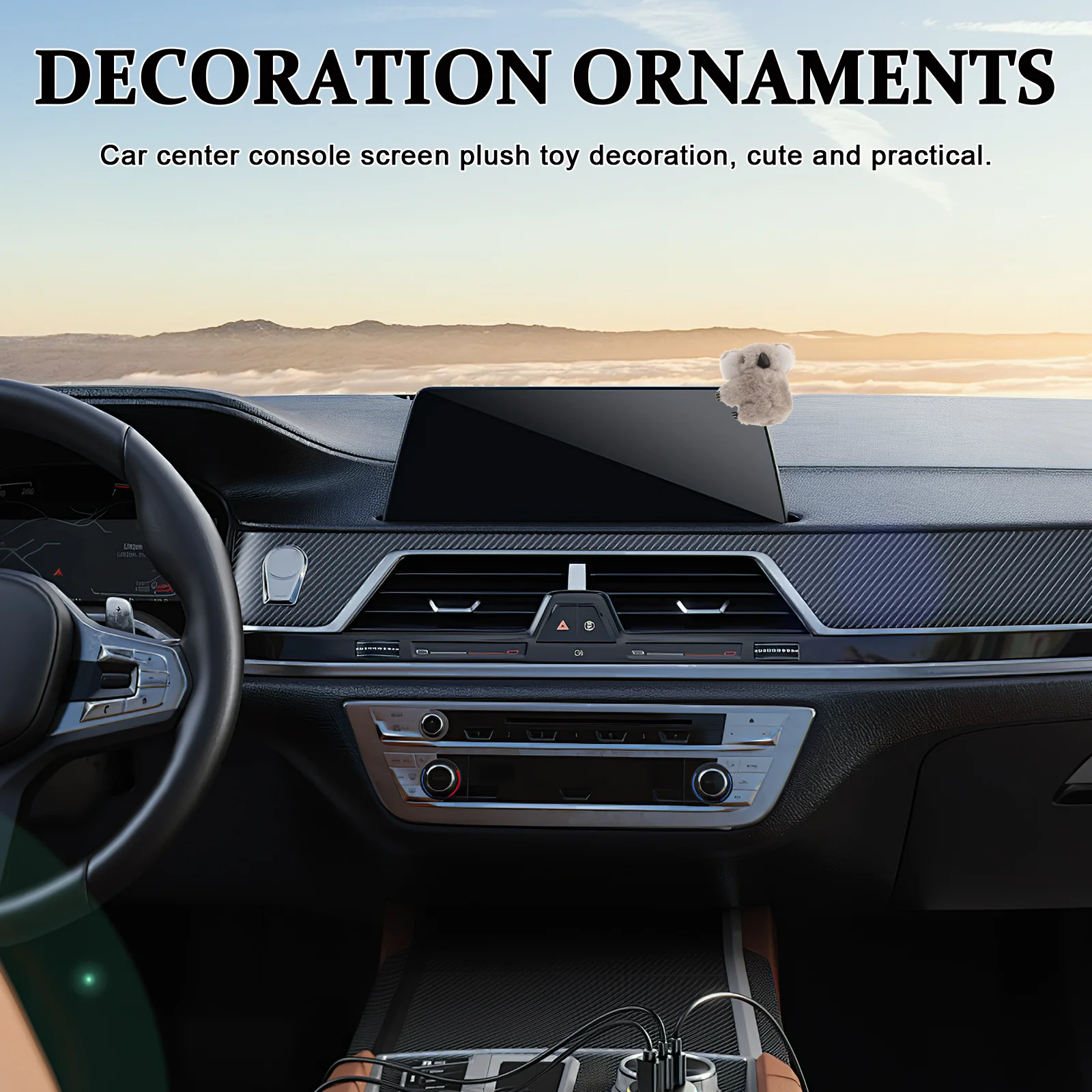 

Unique Interior Decoration Adorable Design Dashboard Accessory Exquisite Craftsmanship Girly Car Decor