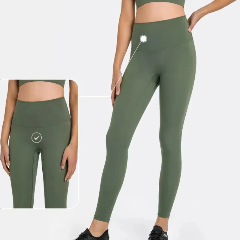 Pantalones de Yoga de 9 colores para mujer, mallas deportivas con realce de glúteos en V, de cintura alta, para gimnasio y entrenamiento