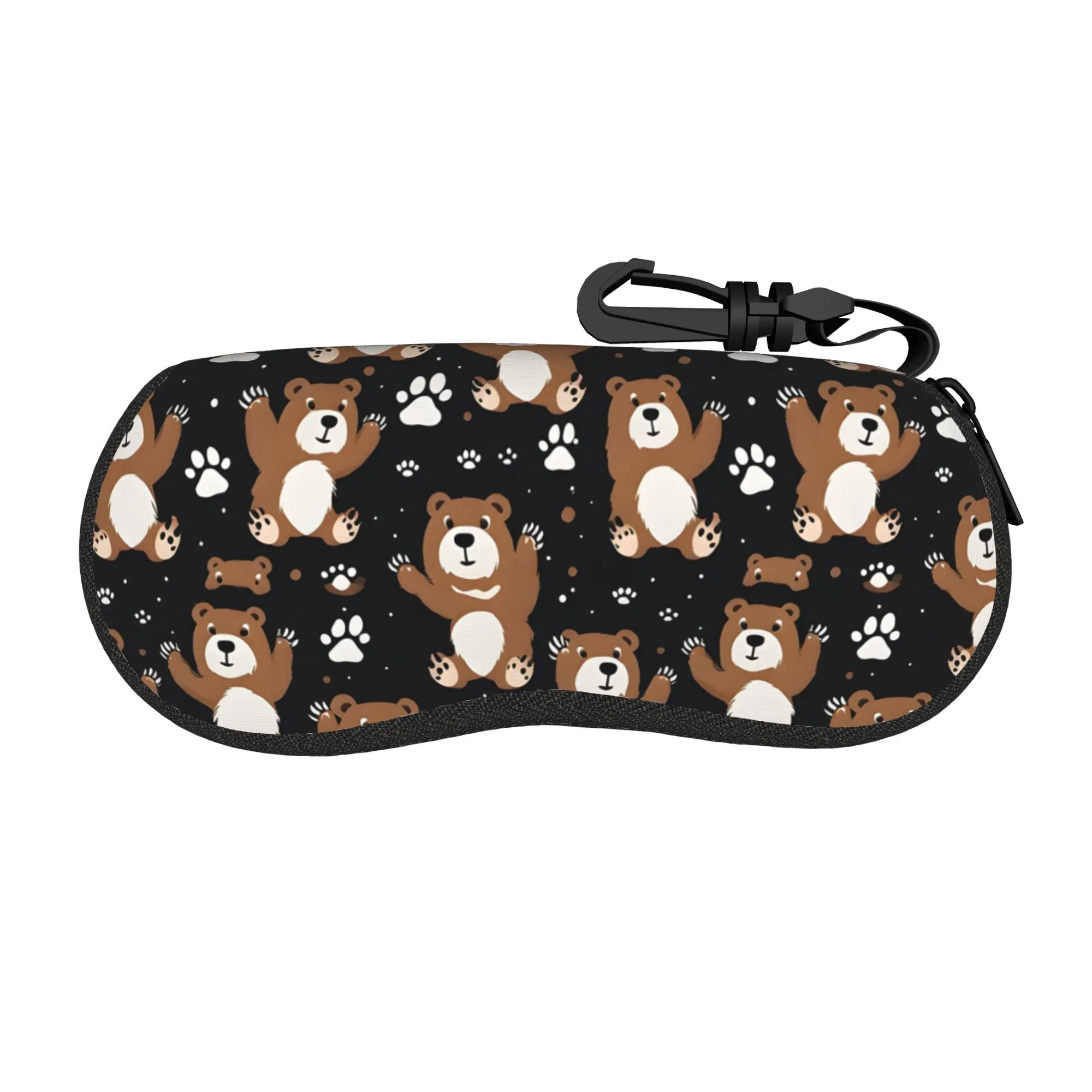 Cute cartoon bears Glasses Case Gift For Women Men  Accessories  Reading Box Ins Eyeglasses Box