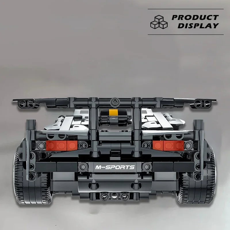 スーパーレーシングカー装飾ビルディングブロック 1337ピース 建築レンガモデル 組み立て簡単 組み立てセット 部屋飾りギフト