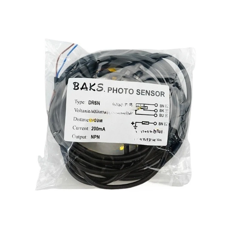 

[Physical photo] Taiwan BAKS photoelectric switch DR6N original and genuine