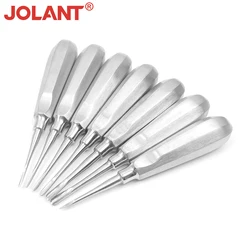 JOLANT Dental Elevator Stainless Steel Dentist Tool Surgical Instrument Tooth Extraction Tool Straight Curved Teeth Elevator Lab