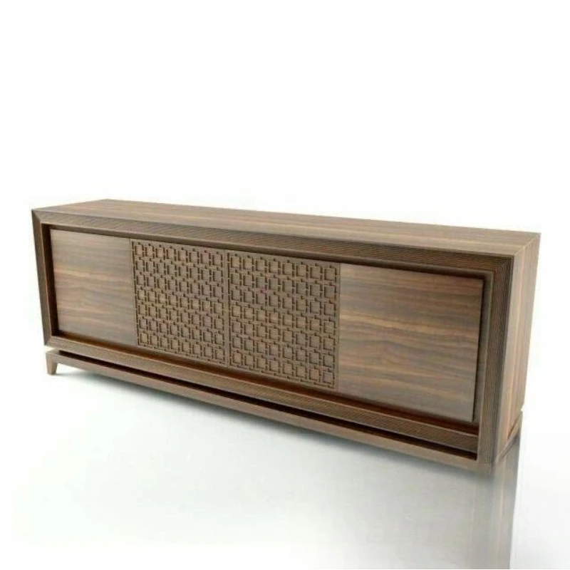 

Modern minimalist luxury solid wood sideboard for family farm restaurant kitchen or living room, for family bar