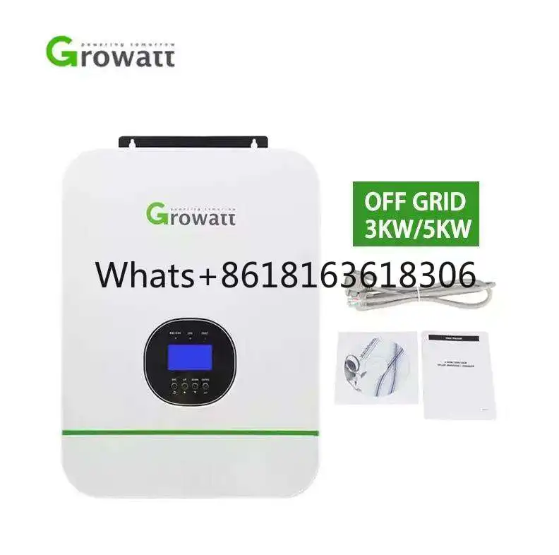 Growatt SPF 3000TL HVM-24 Pure Sine Wave Power Off Grid Single Phase Battery Solar Inverter