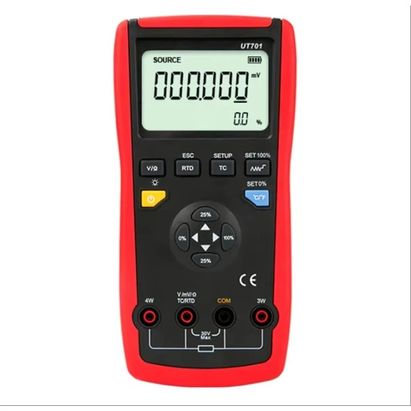 Calibrador de temperatura portátil do termopar do calibrador de temperatura UT701