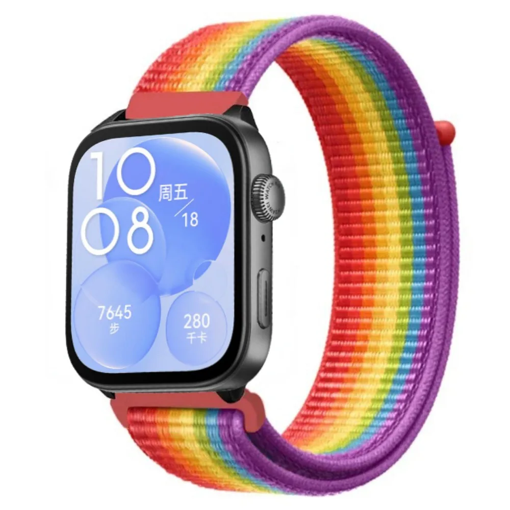 Nylon Lusband Voor Huawei Horloge Fit 3 Heren En Dames Verstelbare Ademende Vervangbare Polsband Voor Huawei Horloge Fit3 Band