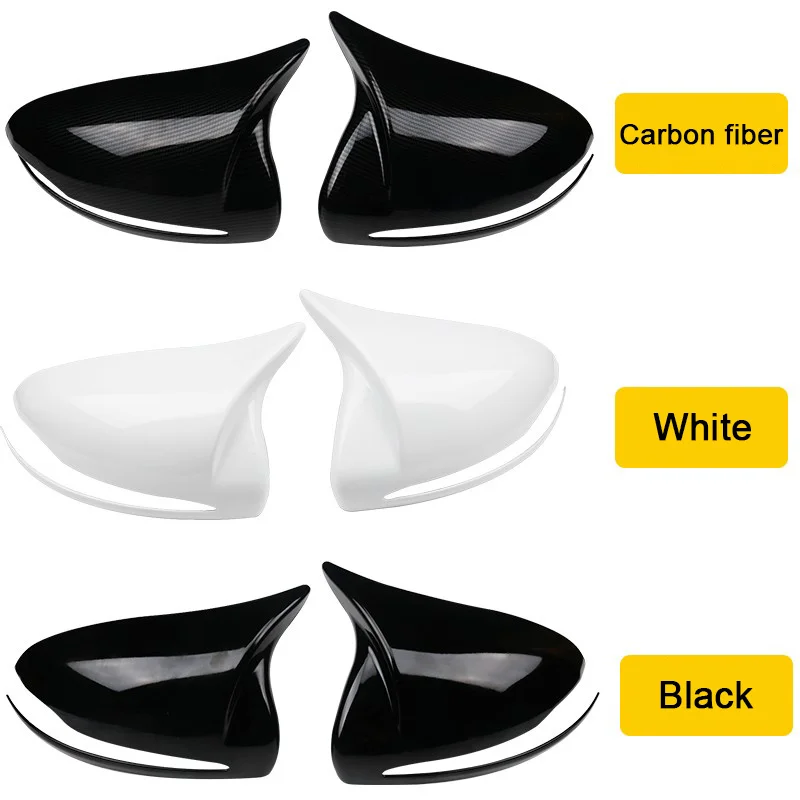 ألياف الكربون سيارة الجانب مرآة الرؤية الخلفية غطاء قبعات قذيفة لمرسيدس بنز C E W205 W213 GLC X253 GLB X247 GLE W167 اكسسوارات