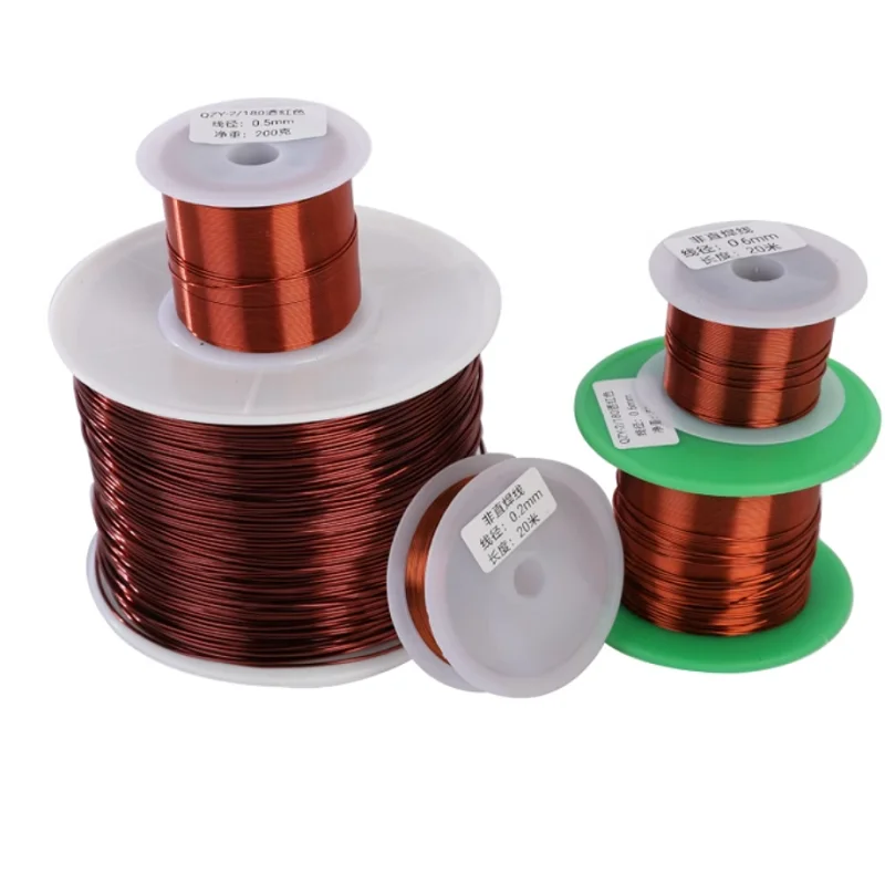 Imagem -05 - Fio de Cobre Esmaltado para Enrolamento Motores Elétricos Fio de Cobre Bobinas Alta Qualidade