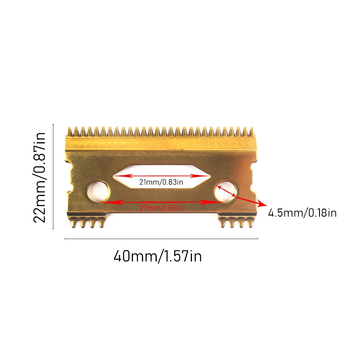 Replacement DLC Professional Hair Clipper Accessories Blade Ultra Thin Blade Trimmer for Madeshow/WAHL/MRD/Gamma/SC/JRLKM-90-4 image 3