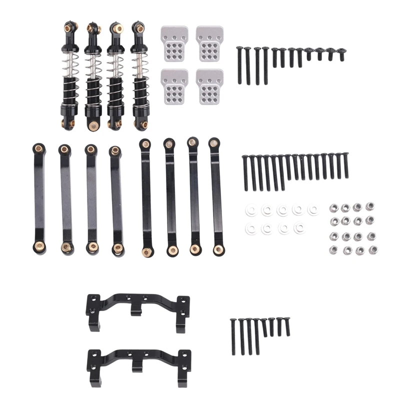 

Eco-Friendly-Metal Chassis Pull Rods Suspension Link Mount Shock Absorber For MN D90 D91 D99 MN99S 1/12 RC Car Upgrade Parts