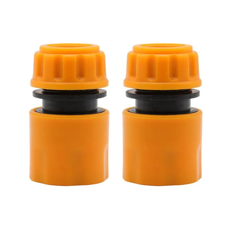 Conector rápido de manguera de jardín, 2 piezas, 1/2 pulgadas, junta de conexión rápida, acoplador de reparación, adaptador de riego de jardín