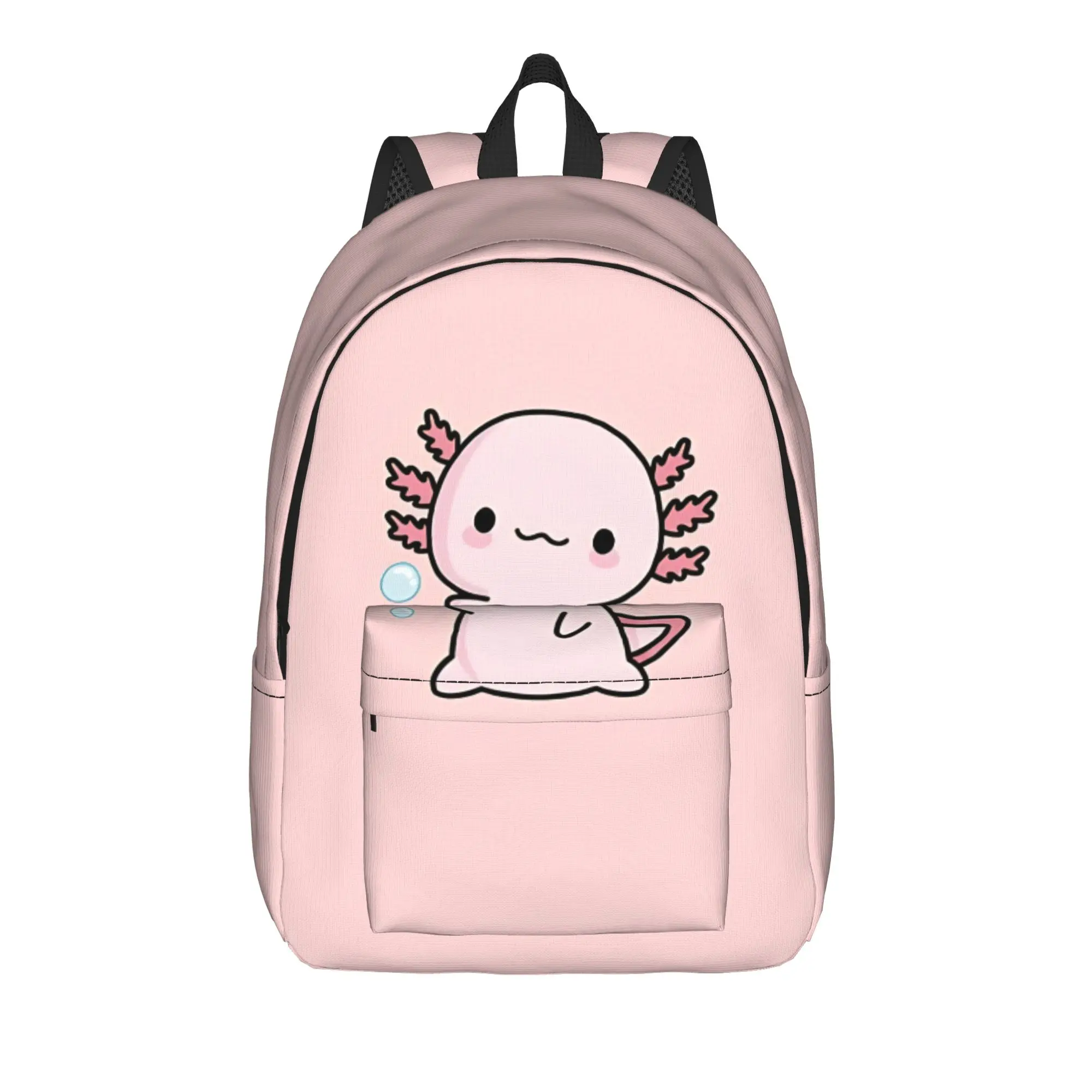 Back to school season Cute Axolotl Salute Knapsack Axolotls Ladies New Backpack