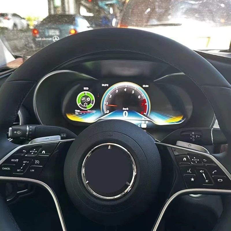 Speedometer Dasbor Layar 12.3 ''untuk Mercedes Benz C-class W204 W205 2008-2014 2015-2020 Panel Instrumen LCD Cluster Digital