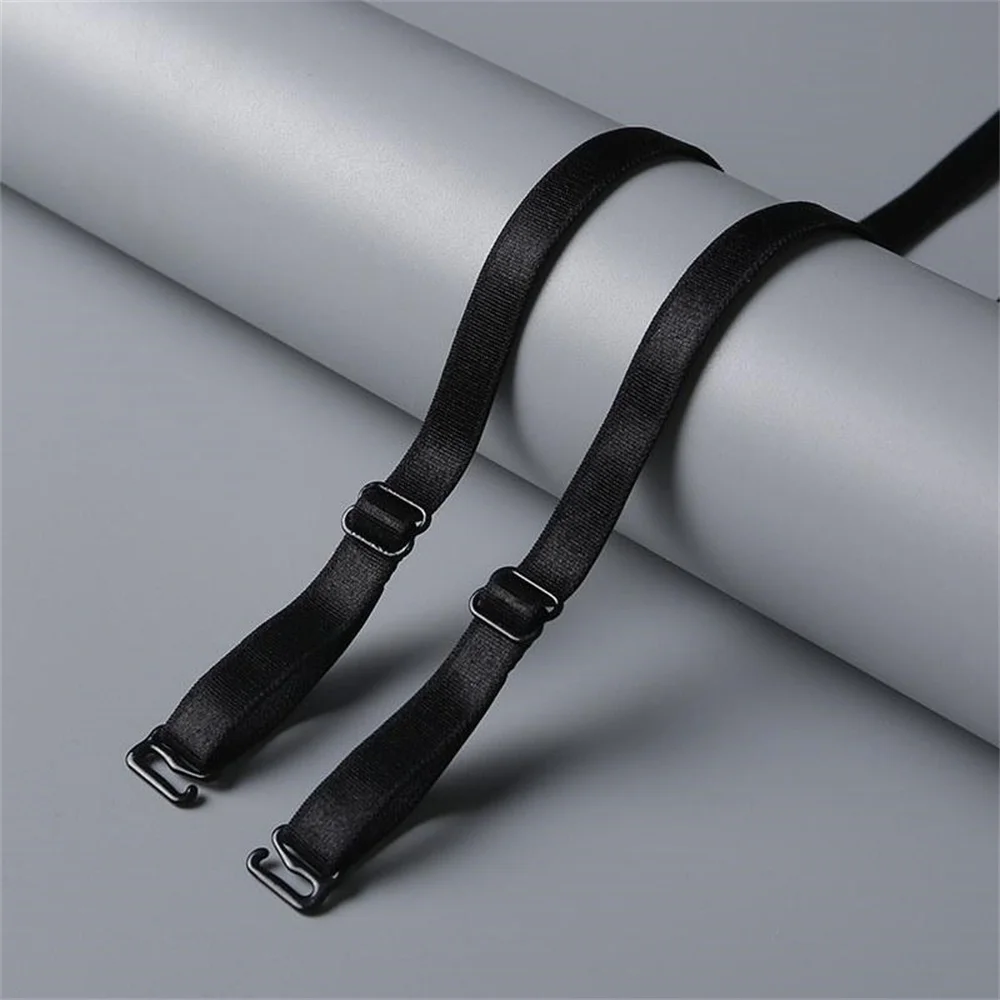 1/3/5PAIRS Adjustable Non-slip Shoulder Strap Firmly Fit Universal Alloy Hook Underwear Accessories Secure Fit Solid Bra Strap