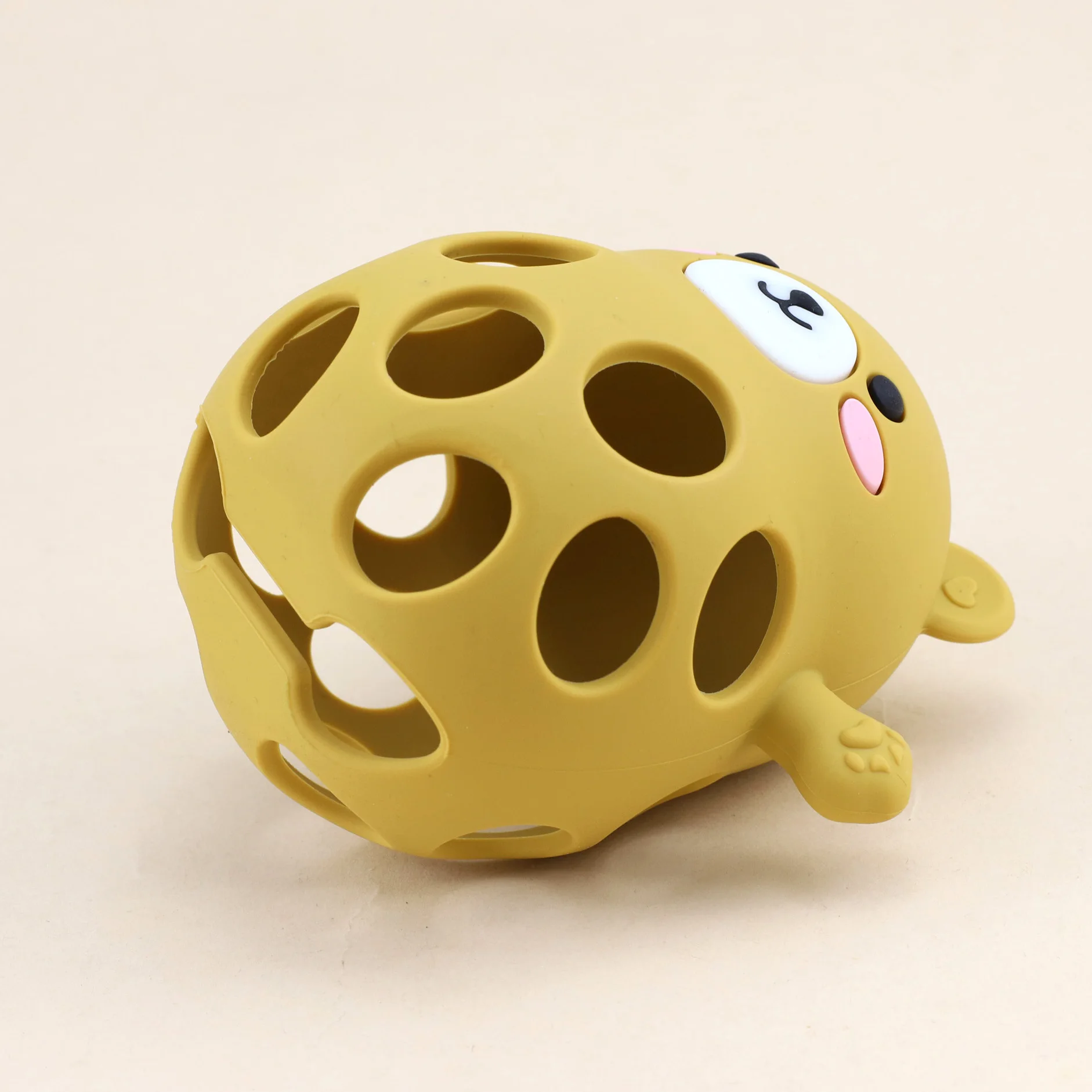 Silicone Bear Gum Easy to Grasp Grinding Exercise Toy