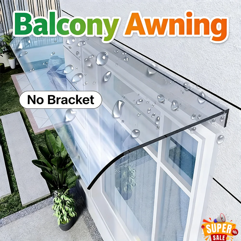 

Прозрачный невидимый навес-тент для окон, дверей и стен, защита от УФ-излучения и дождя, для входной двери и веранды