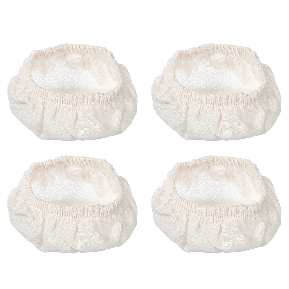 

4pcs Cloth Covers Cotton Reusable Lids For Bottles Storage Jar Covers Kitchen Jar Protectors Fermentation Glass Caps