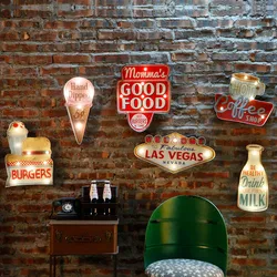 Vintage Las Vegas LED Light Neon Signs for Bar Pub Home Restaurant Cafe Illumination Sign Wall Hanging Decoration LED Signs