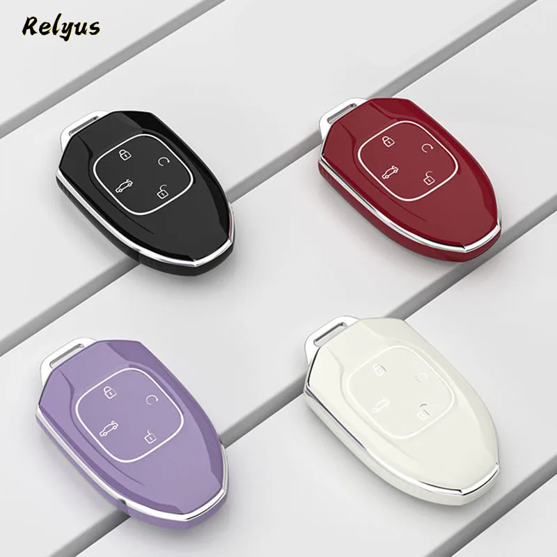 Soft TPU Car Remote Key Case Cover Shell for Trumpchi GAC 2021 Empow J11 J12 J13 J14 J15 J16 GS8 Protector Keychain Accessories