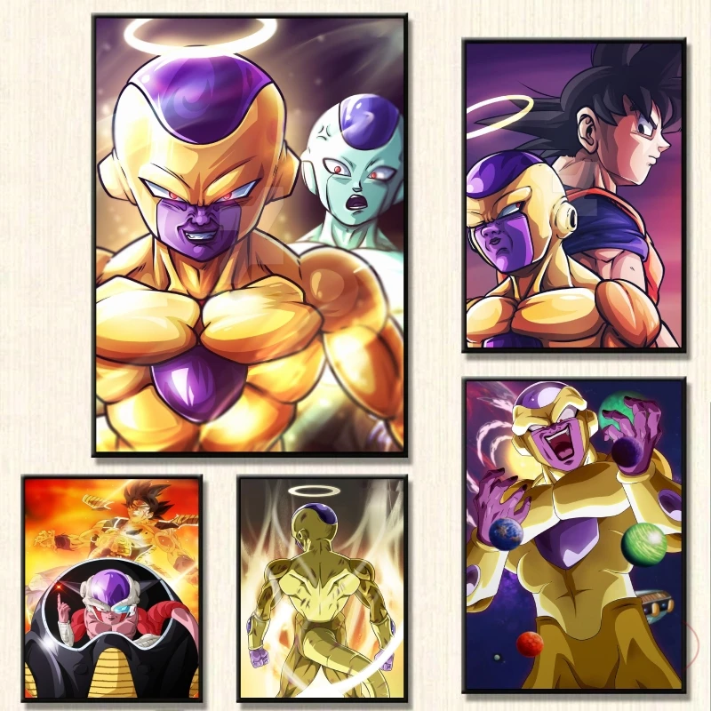 

Dragon Ball Frieza Posters and Prints Wall Decoration Comics Pictures Prints and Prints Room Home Hanging Children Gifts