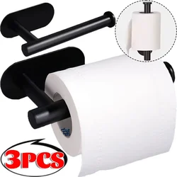 3/1PCS Toilet Paper Holder Paper Stainless Steel Adhesive Roll Paper Dispenser Kitchen Bathroom Wall Mount Tissue Storage Stand