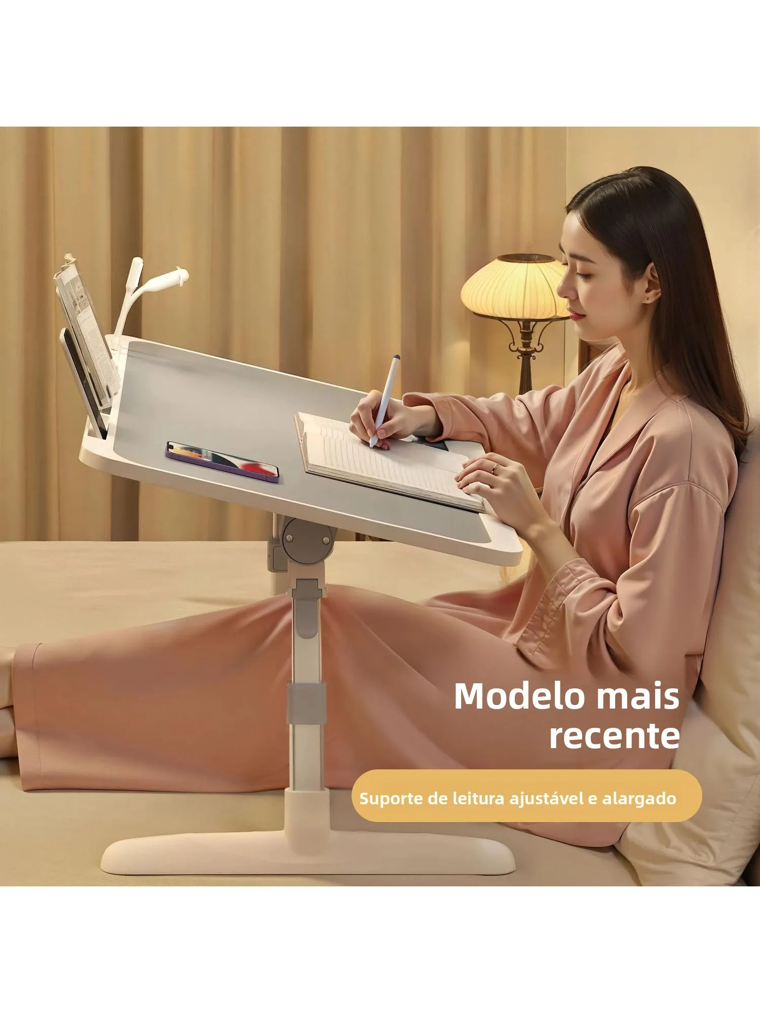 elevating-bedside-small-table-simple-foldable-study-desk-for-dormitory-student-bedroom-sitting-on-floor-book-stacking-table