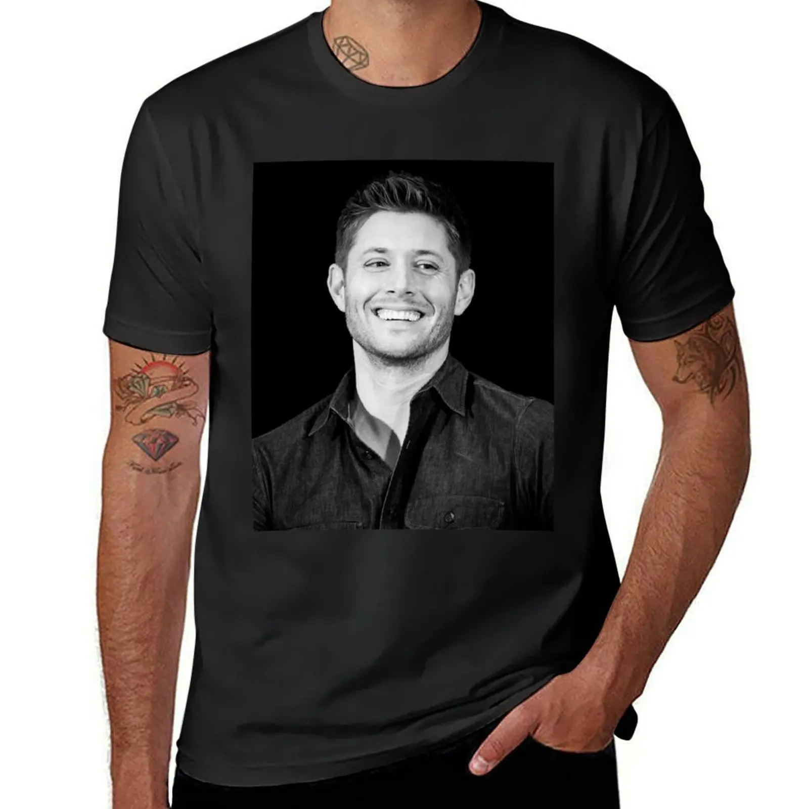 Jensen Ackles T-Shirt blanks aesthetic clothes big and tall t shirts for men