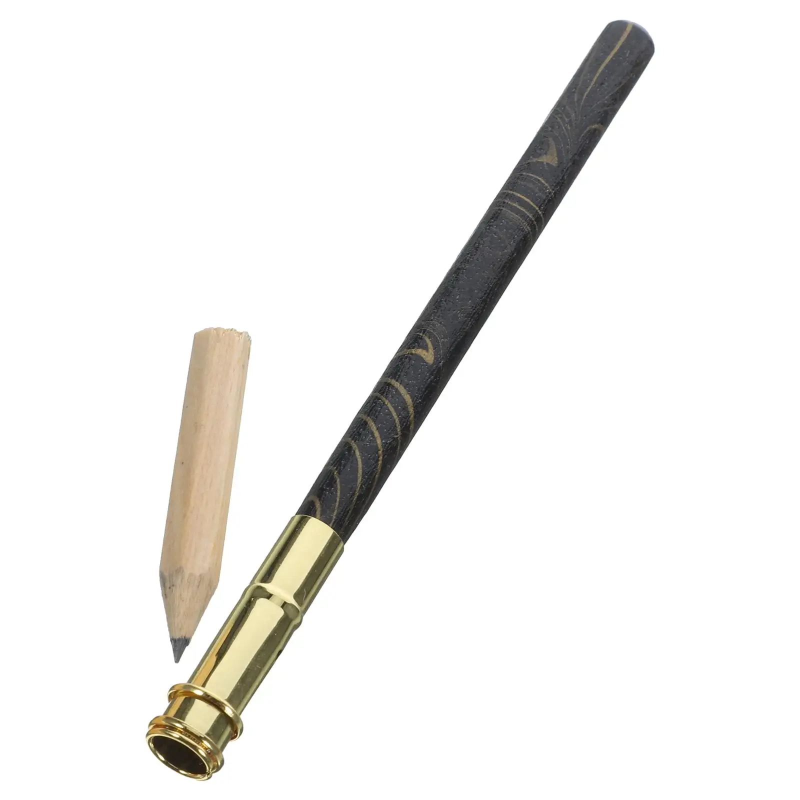 

Pencil Extender Holder Bamboo Sketch Pen Tool Office Supplies Crayon Extension Sturdy Fits Painting Pencils