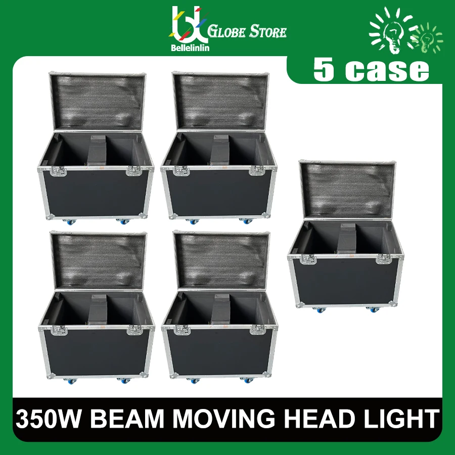 

0 Tax 5Pcs Flight Case For Sharpy Beam 350W 17r Moving Head Light Beam 17r Bulb Moving Head Lights Beam Spot Wash Stage Lights