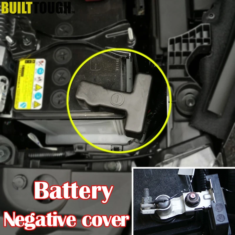 For Nissan Altima Teana L33 Maxima A36 Murano Z52 2013 - 2020 Engine Battery Negative Cable Clamp Clips Terminal Cover Stickers