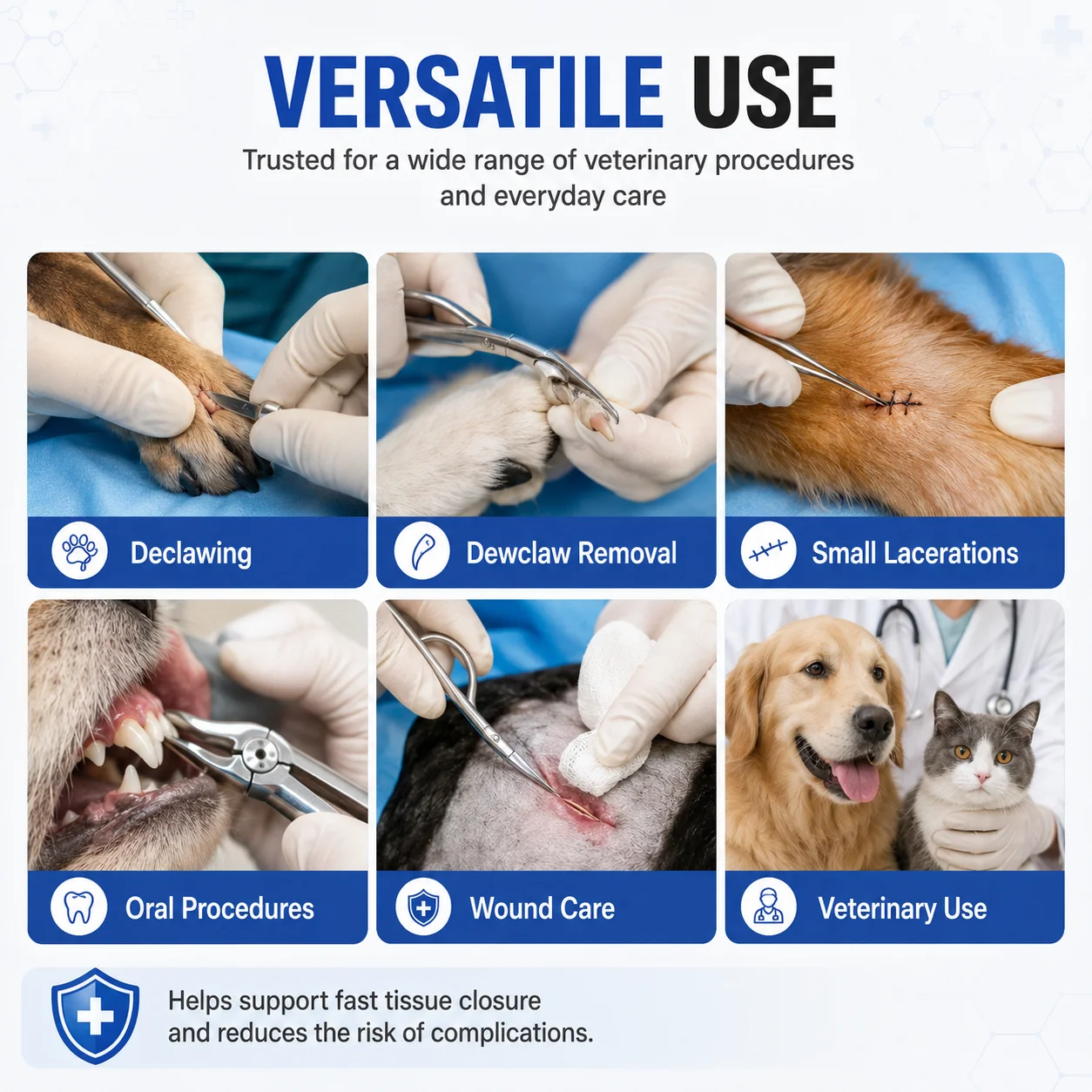 Original 3M 1469SB Vetbond Veterinary Tissue Glue 3ml Fast Bonding Adhesive for Pet Wound Closure view 4