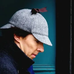 Hats Pipe Props Halloween Stage Performance Props Detective Hat Deerstalker Detective Hats Caps