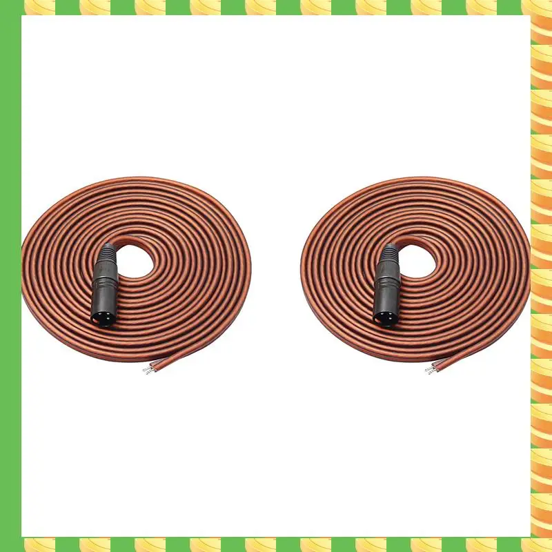 

AB53 2X XLR акустический кабель, провод динамика к разъему XLR, позолоченный 3-контактный разъем XLR, сменный аудиокабель