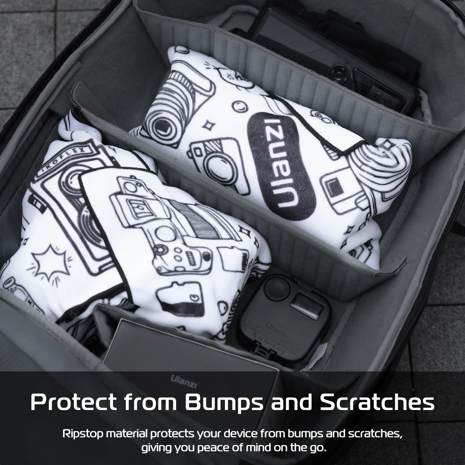 5/2/1 Stuks Ulanzi Opvouwbare Camera Beschermende Wrap Compatibel Voor Dslr Canon Nikon Sony Ipad Telefoon Schermlens Schone Doekjes Doek