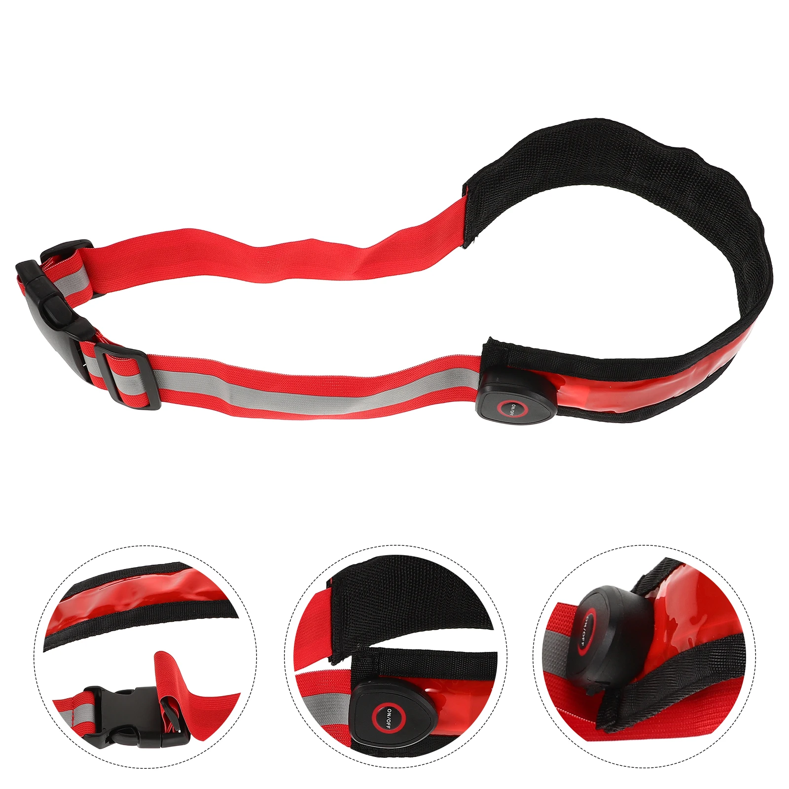 

2 Pcs Luminous Belt for Night Running Led Light Shoulder Strap USB Walking at Dog