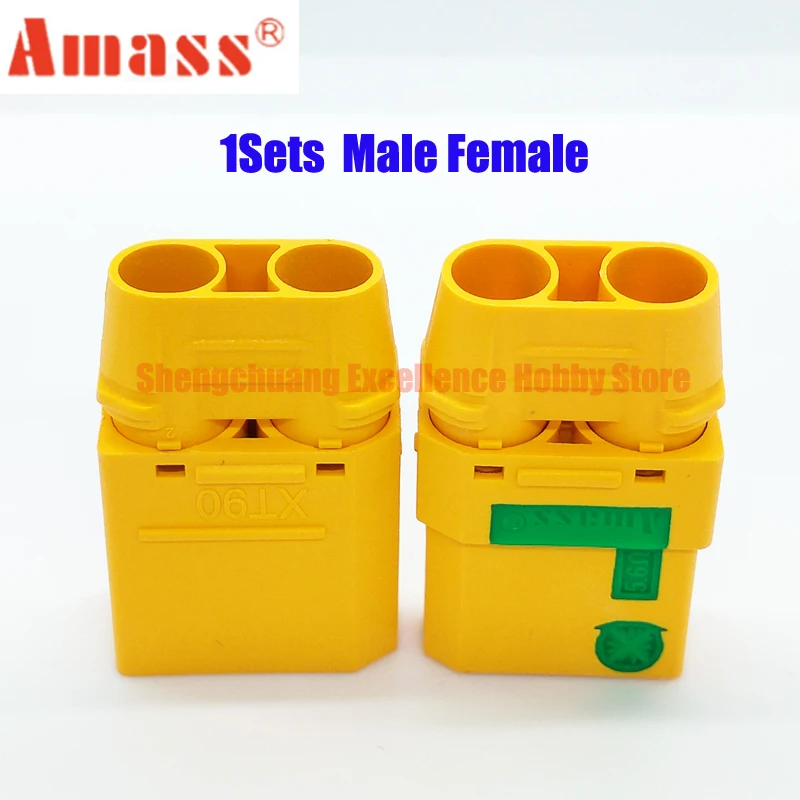 1pair/1/2Pcs Genuine Amass Model Aircraft XT90S XT90H Male Female Bullet Connector Anti Spark For RC Drone