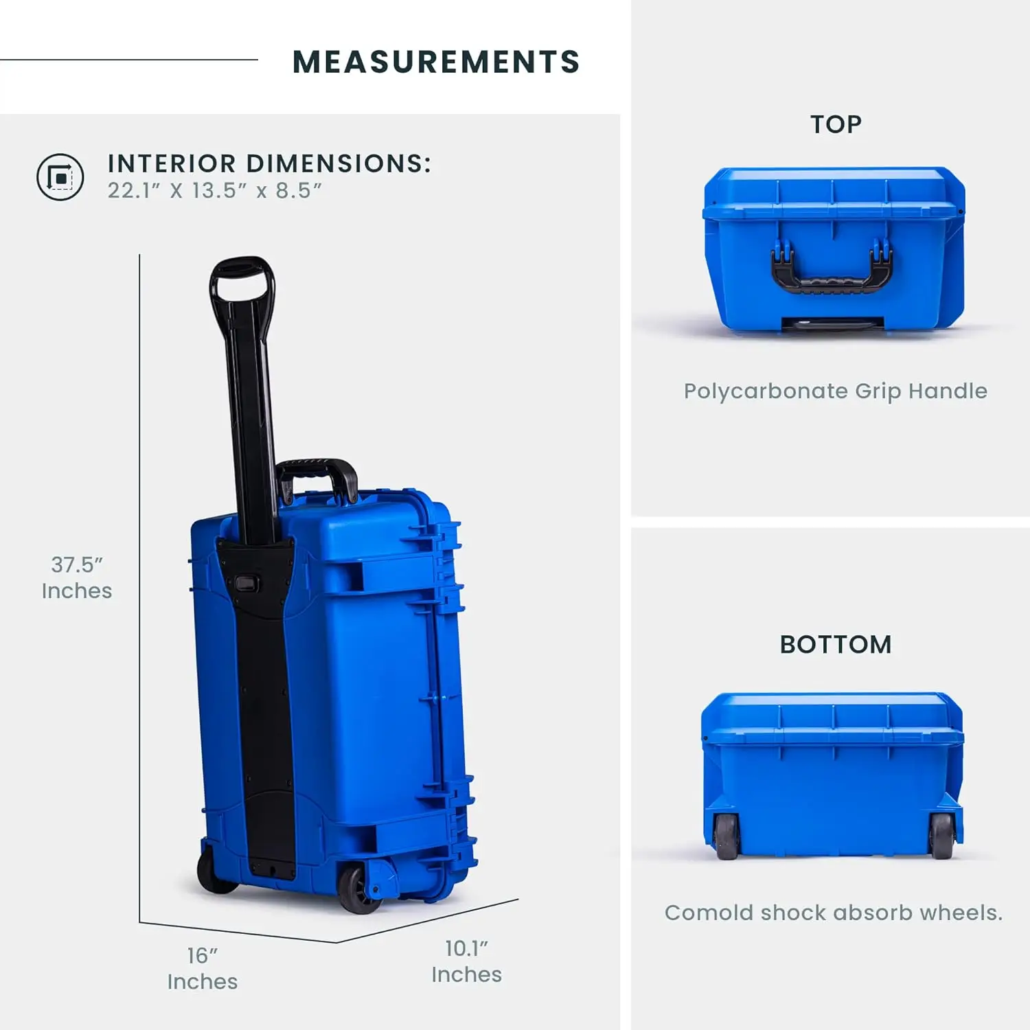 Boîte sèche de protection avec mousse Accuform, équipement de plongée, approuvé TSA, étanche IP67, Mil Spec, fabriqué aux États-Unis, 920 RapDuty