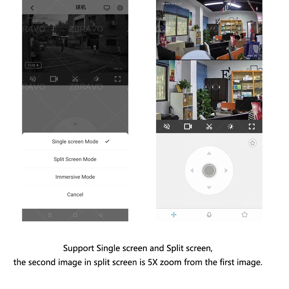HONTUSEC CareCam 4K 8MP PTZ Camera 5MP Human Detection Two Way Audio Color Night Vision Auto Tracking Wifi Surveillance Cameras