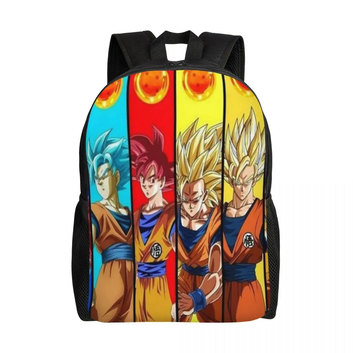 

Custom Son Goku Travel Backpack Women Men School Computer Bookbag Japanese Anime Manga College Student Daypack Bags