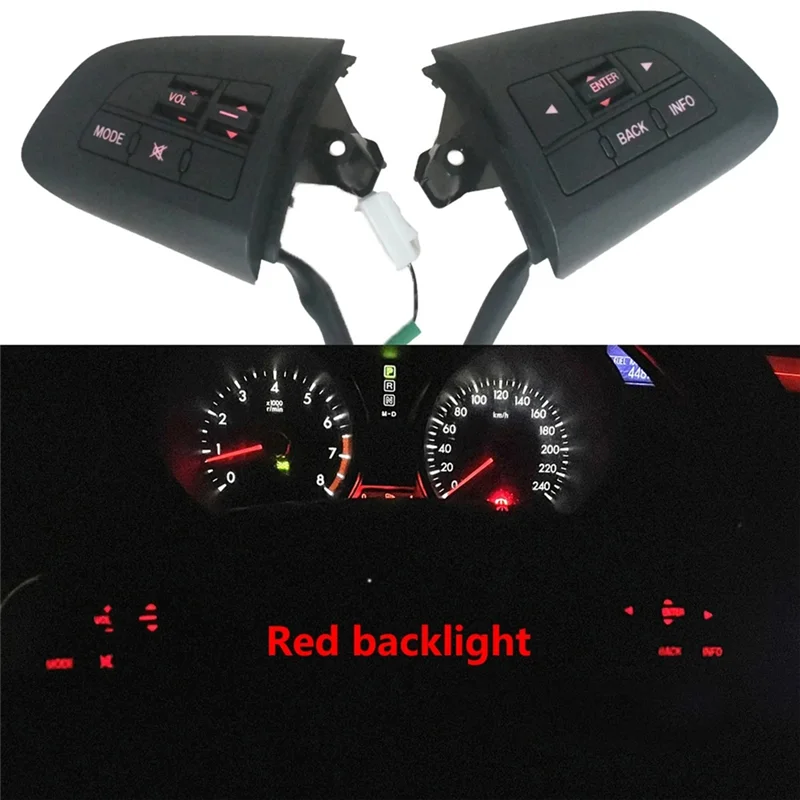 

Excellent-Multi-Function Steering Wheel Button Cruise Control Switch For Mazda 3 BL 2010 CX-5 CX5 CX-7 CX7 Volume Control Switch