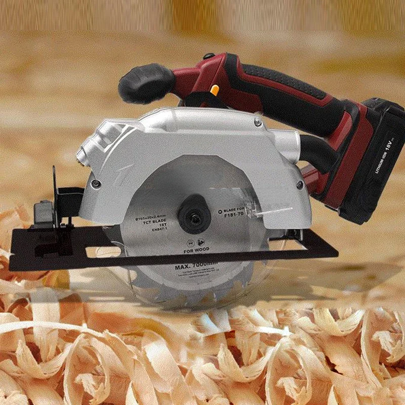 

Ручная электрическая циркулярная пила для резки дерева, аккумуляторный инструмент для деревообработки, станок для резки дерева, резак для пластика TD8552