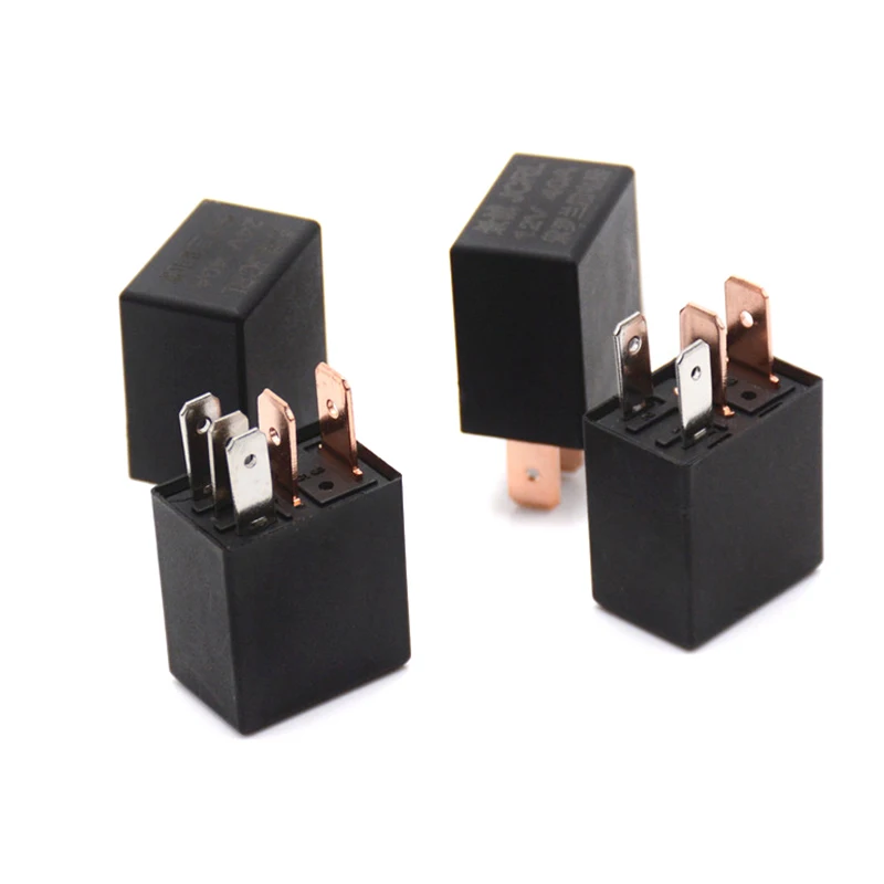 1pcs High Quality Car Relay DC 12V 40A Rated Current 1NO 1NC SPDT 4/5 Pins Car Automotive Alarm Relay 40 Amp Wholesale