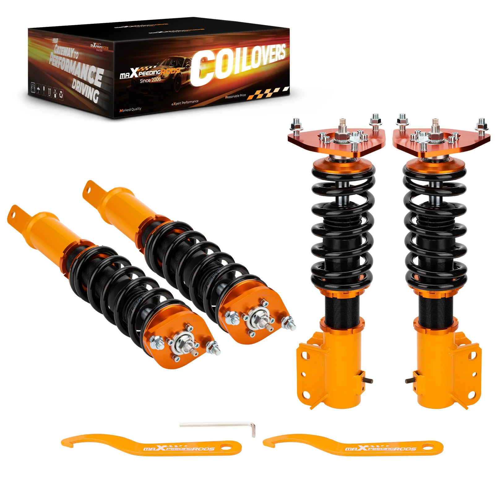 Coilovers 24 Way Damper Shock+Springs for Mitsubishi Lancer EVO 7 8 9 2001-2007